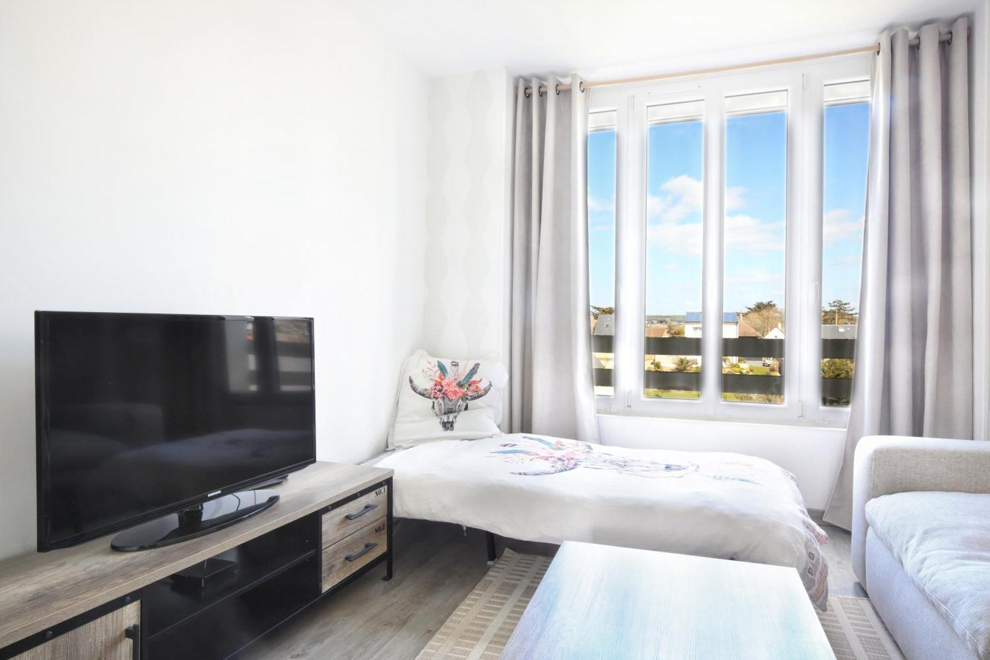 En Bord De Mer - Appt A Moins D'Un Km De La Plage Barneville-Carteret Ngoại thất bức ảnh